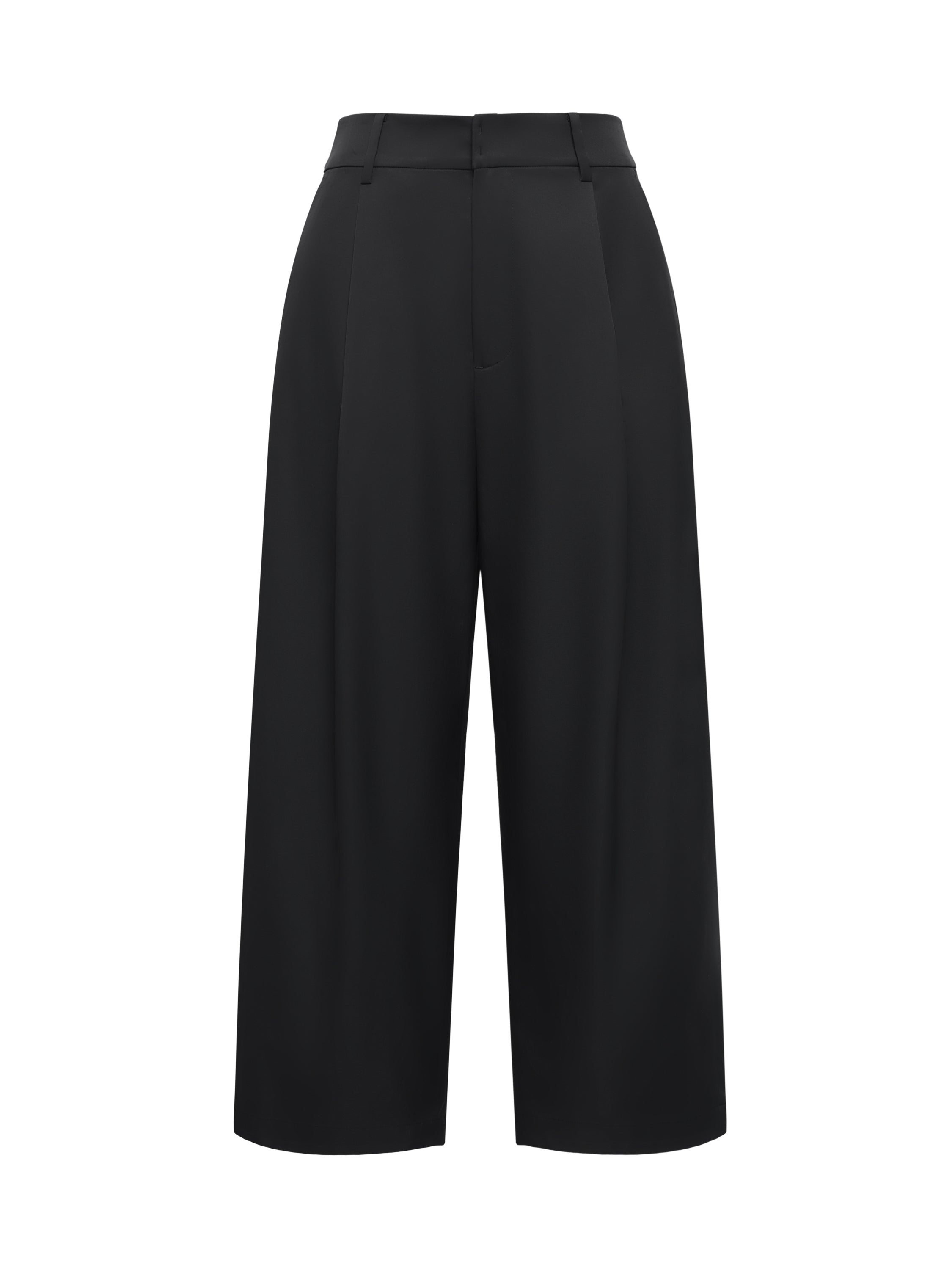 EP YAYING Relaxed Airy Crinkle Ankle Pants