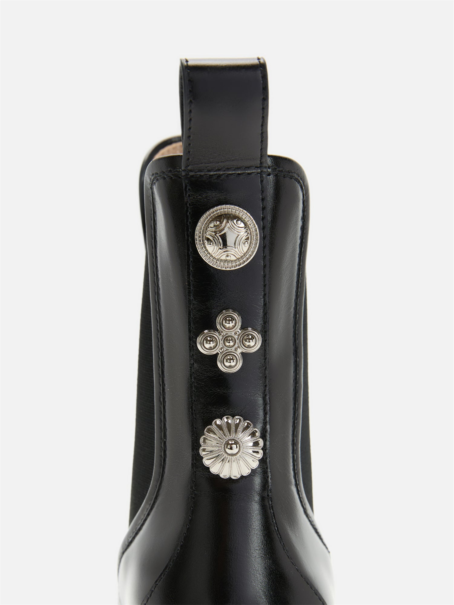 EP YAYING Ethnic Style Buckle Detail Thick-Soled Chelsea Boots