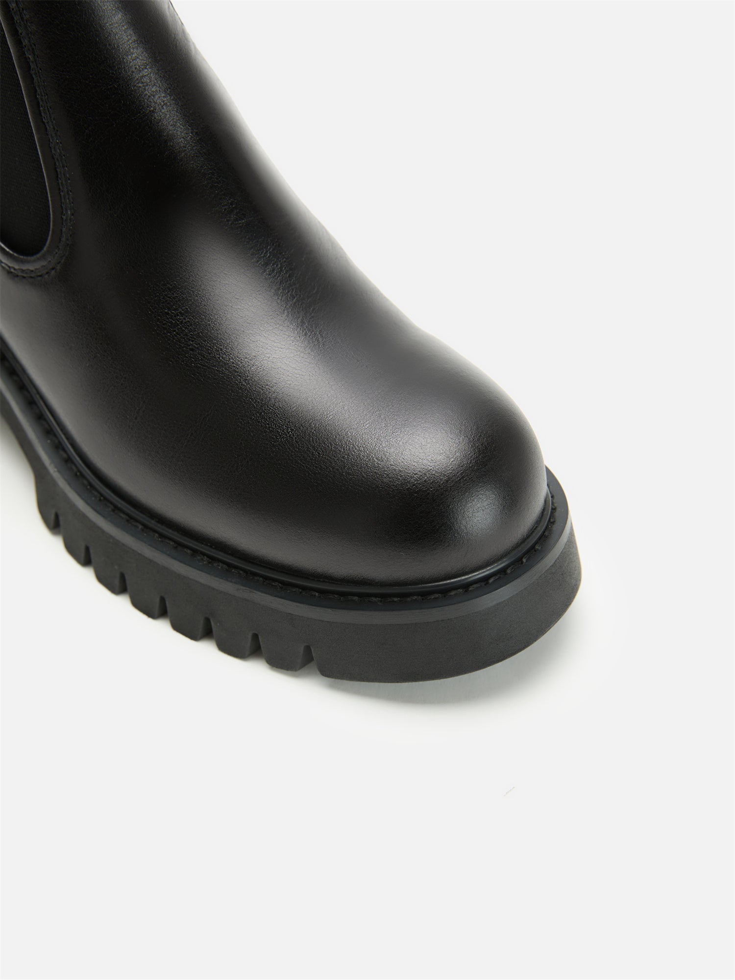 EP YAYING Ethnic Style Buckle Detail Thick-Soled Chelsea Boots