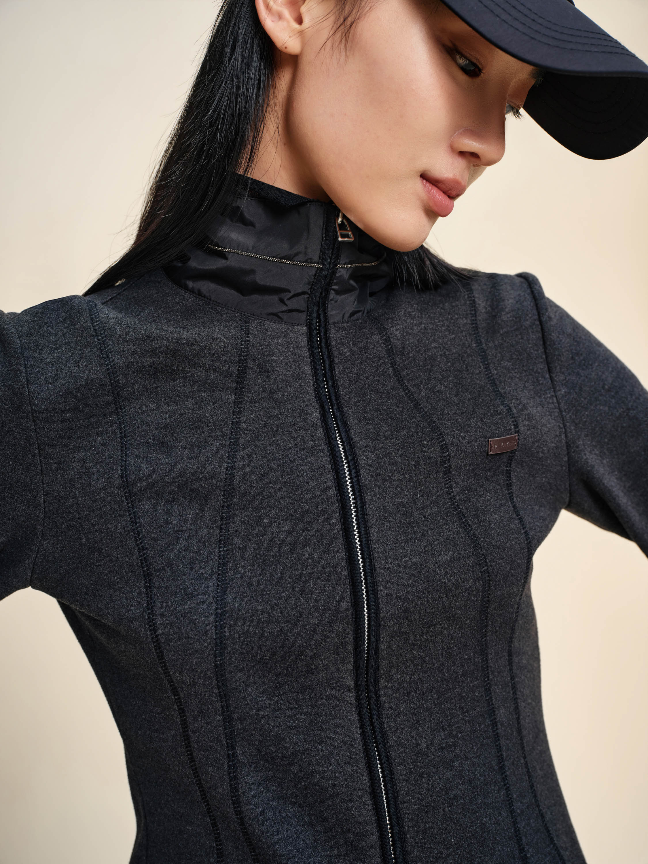 EP YAYING Minimalist Knit Casual Jacket