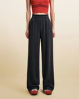 EP YAYING Minimalist Knit Casual Pants
