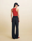 EP YAYING Minimalist Knit Casual Pants