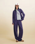 EP YAYING Curved Leg Wide Trousers