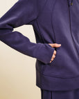 EP YAYING Stand Collar Zip Short Athletic Jacket
