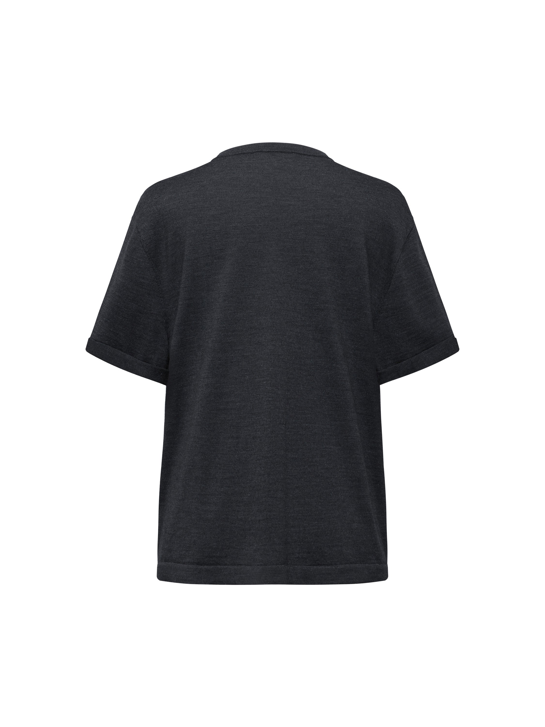EP YAYING Soft Warm Pure Wool Floral Knitted Top