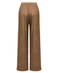 EP YAYING Silk Straight Trousers