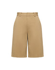 EP YAYING High-Waisted Straight-Leg Shorts