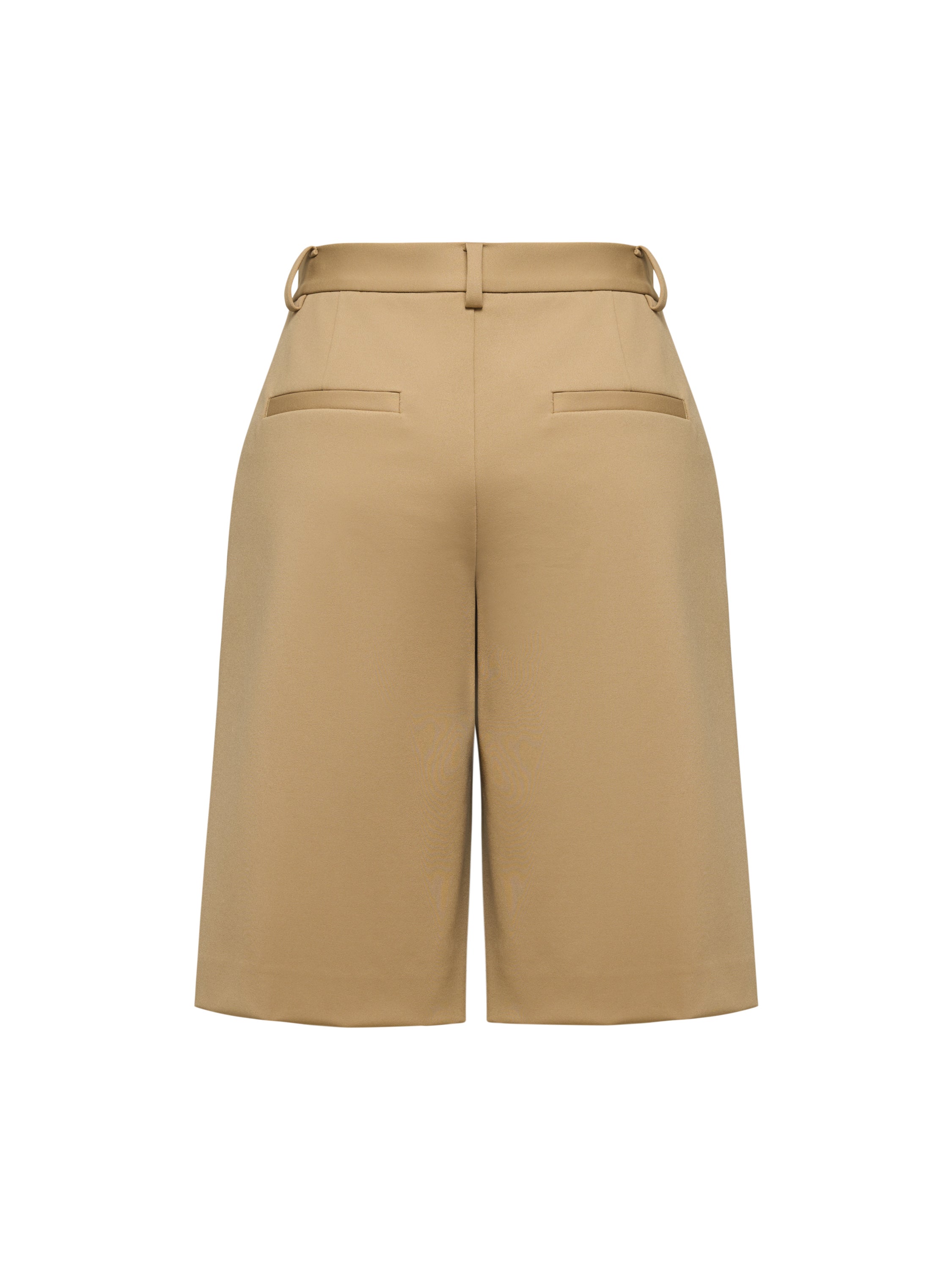 EP YAYING High-Waisted Straight-Leg Shorts