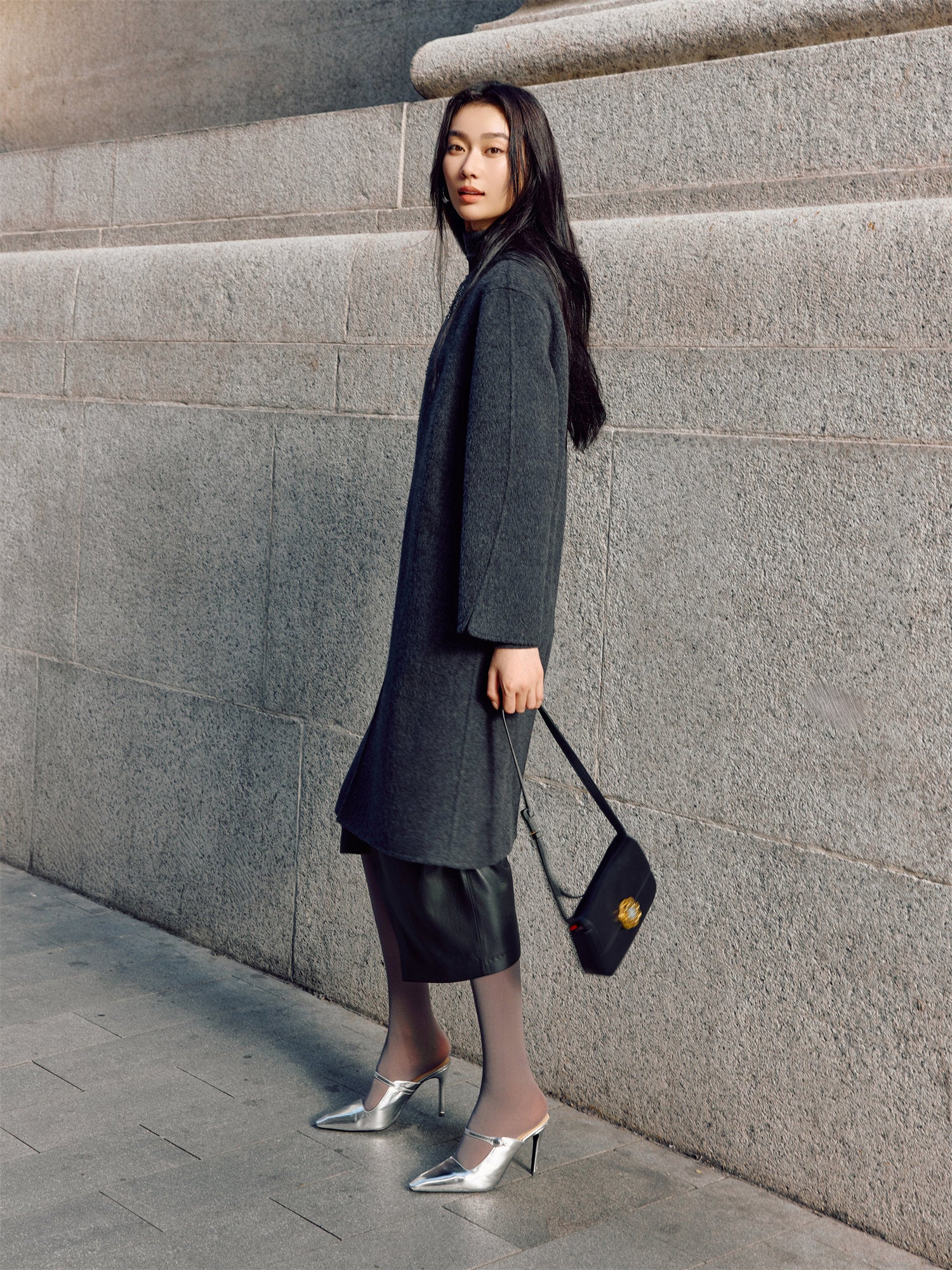 EP YAYING Sheep Wool National Style Coat