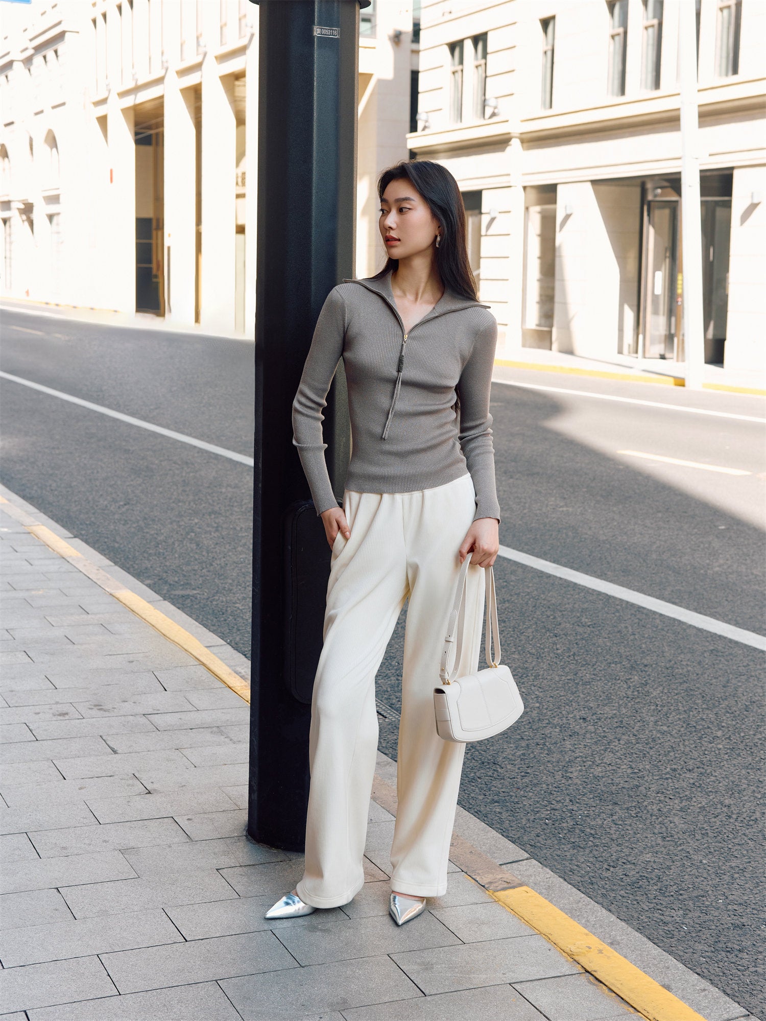 EP YAYING Sheep Wool Knitted Sweater