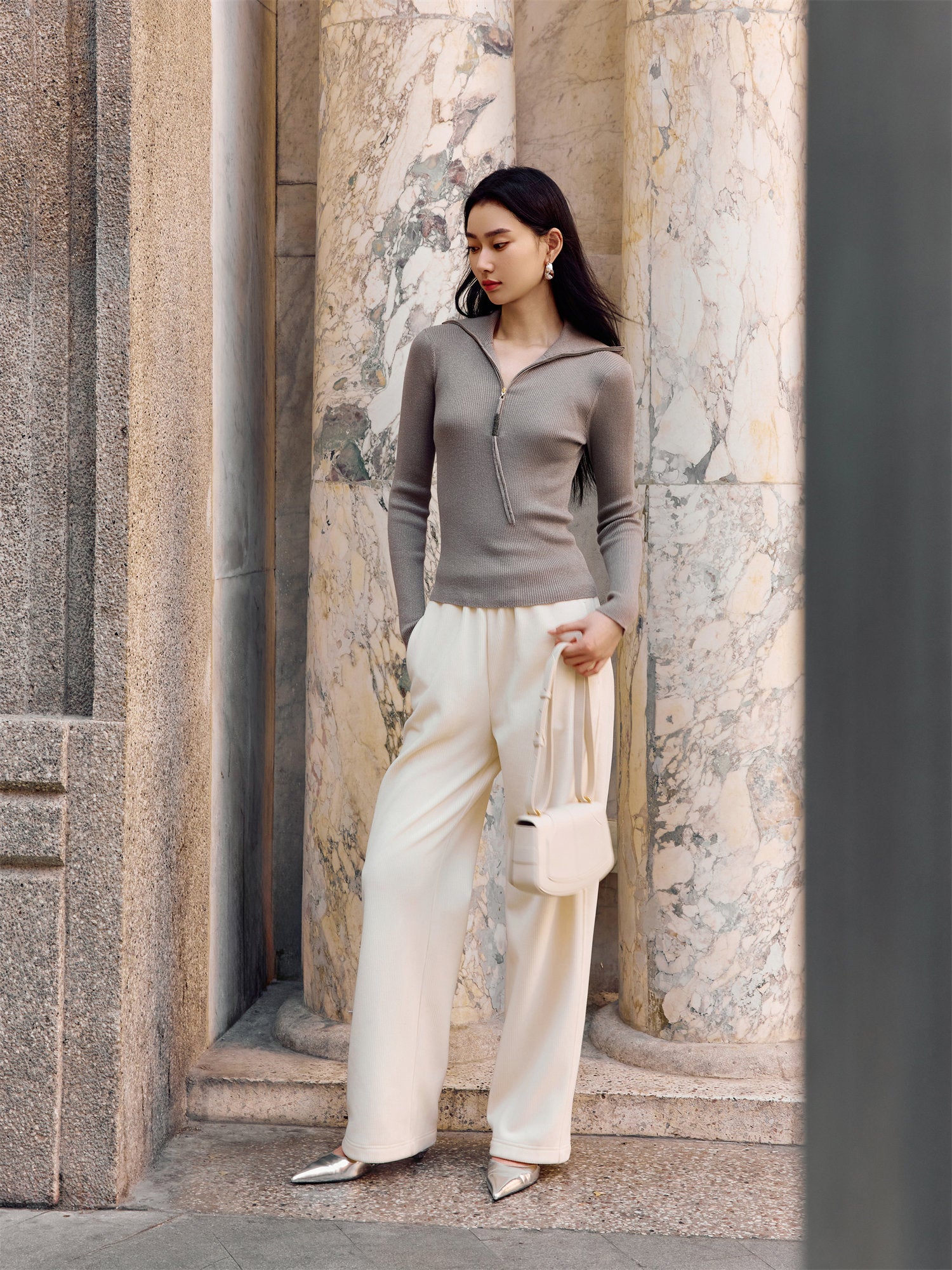 EP YAYING Sheep Wool Knitted Sweater