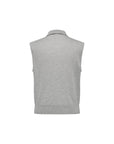 EP YAYING Commuter Polo Collar Tailored Knit Cardigan Vest