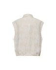 EP YAYING Linen Cropped Vest