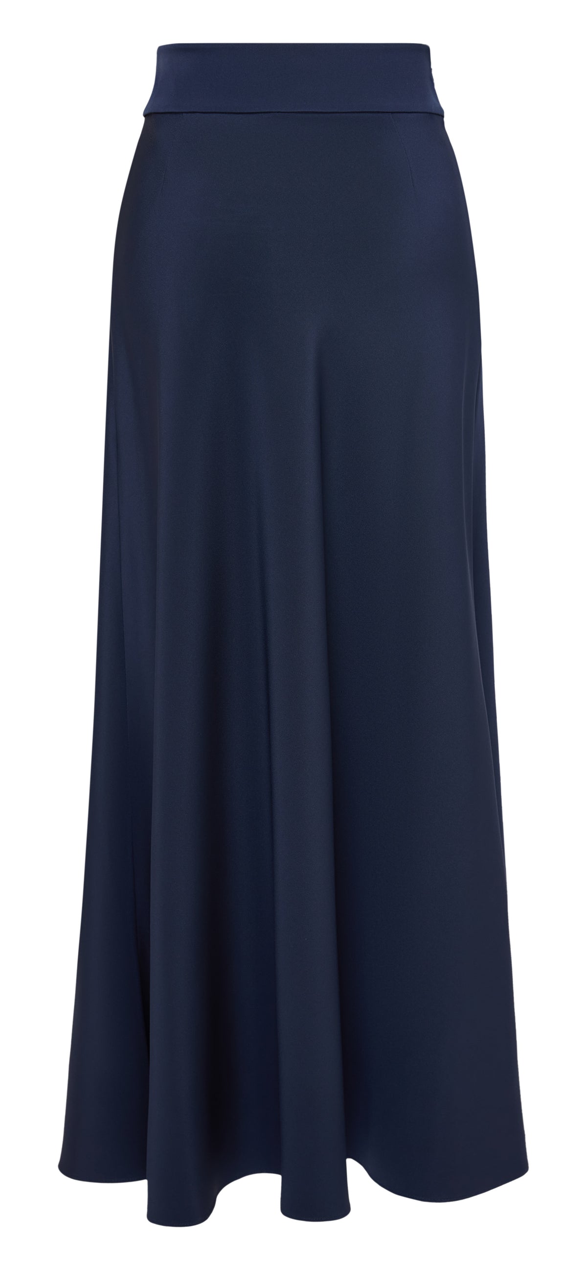YAYING Navy High-Waisted Maxi Skirt
