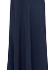 YAYING Navy High-Waisted Maxi Skirt