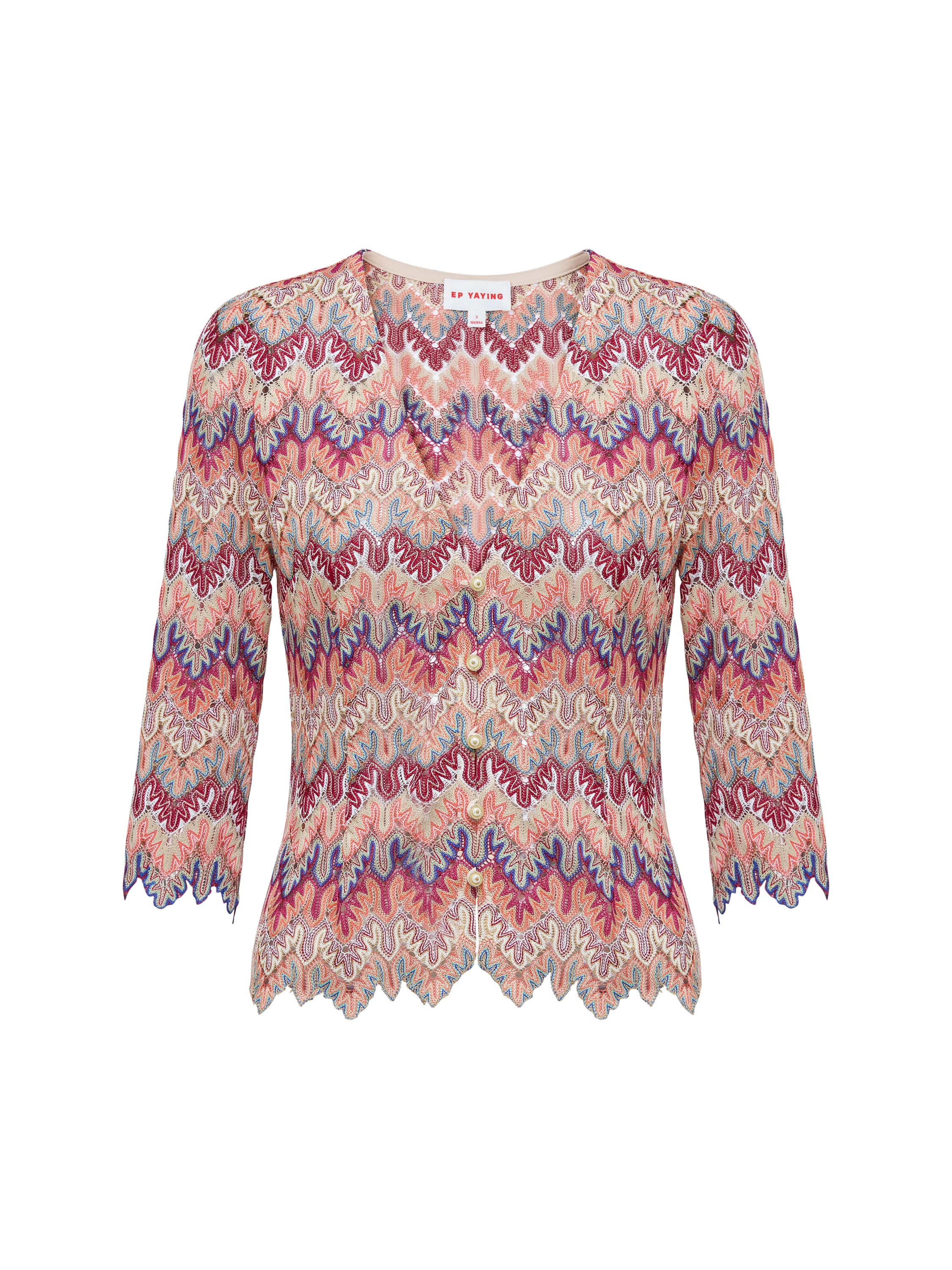EP YAYING Multicolor Knit Sweater