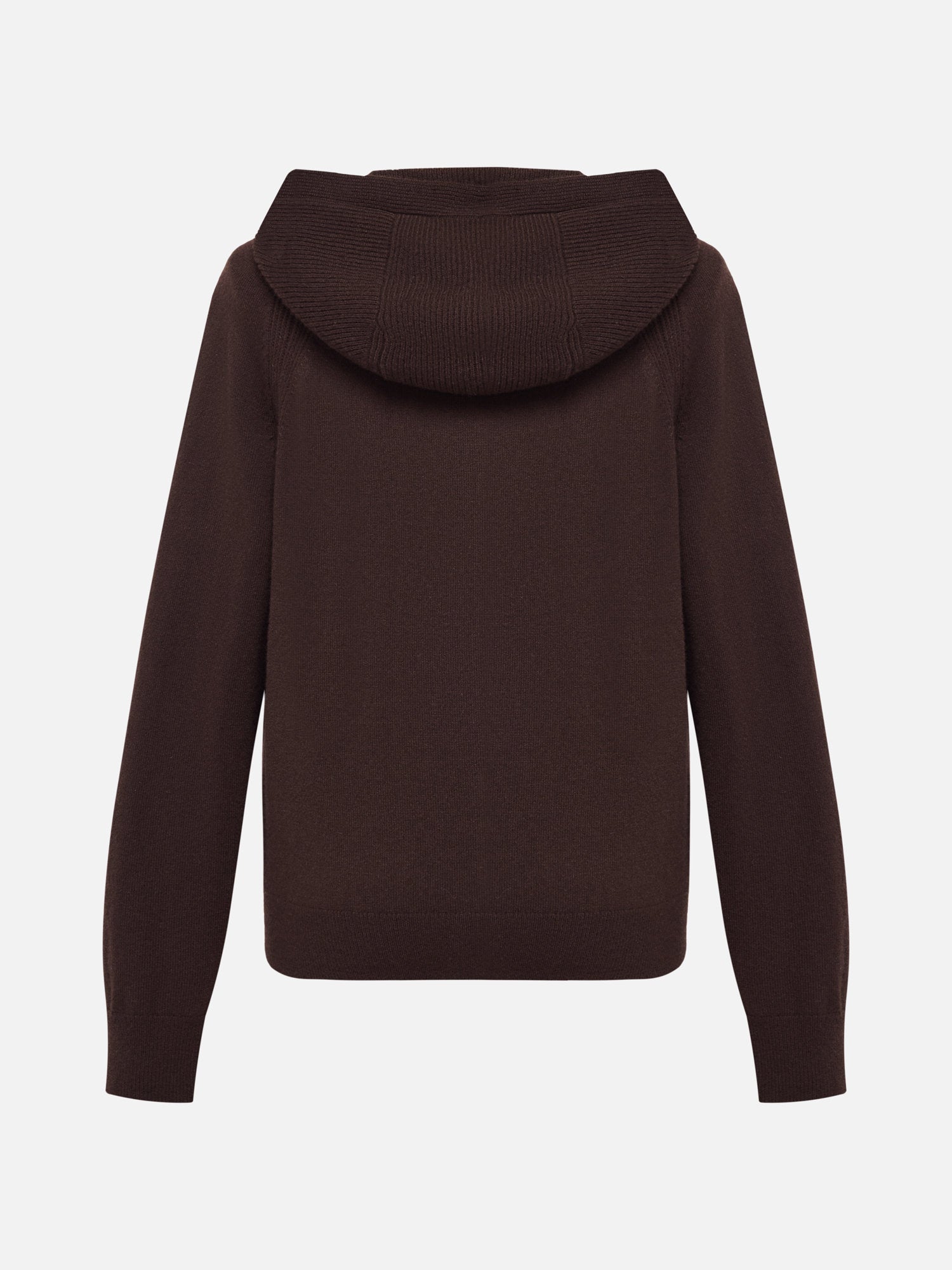 EP YAYING Cashmere Hooded Knitted Cardigan