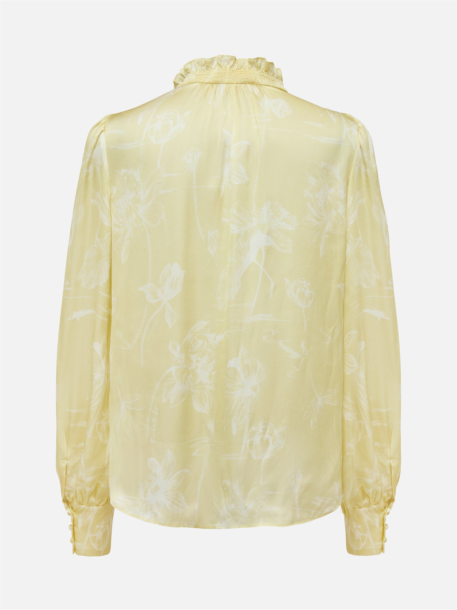 EP YAYING Chinese Style Silk Printed Shirt