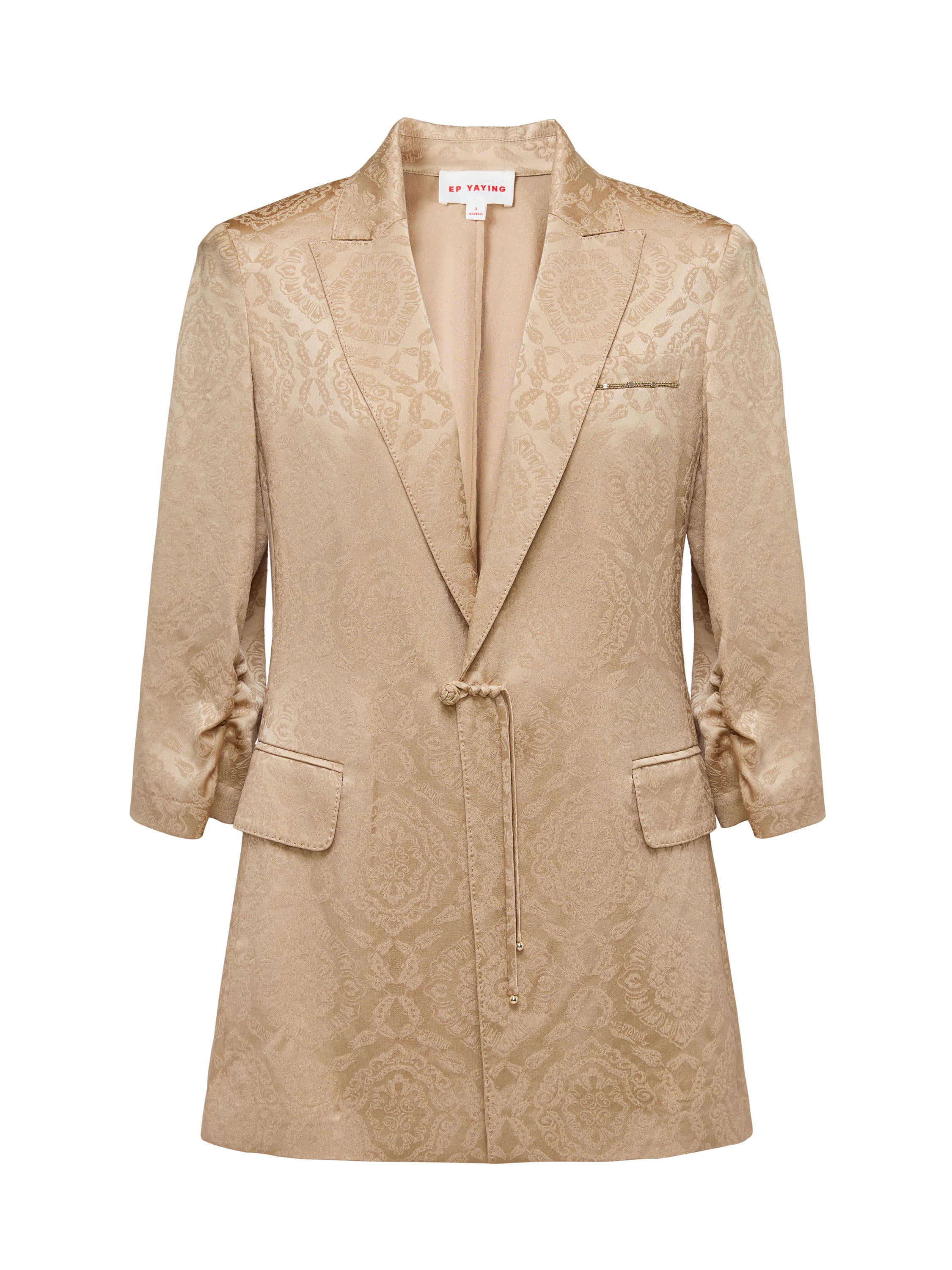 EP YAYING Beige Classic Blazer