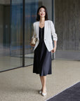 EP YAYING BLACK SLIP DRESS