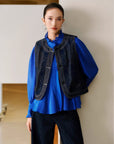 EP YAYING Blue Label Ruyi Embroidered Vest EGLAW1006A