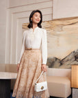 YAYING Silk White Shirt