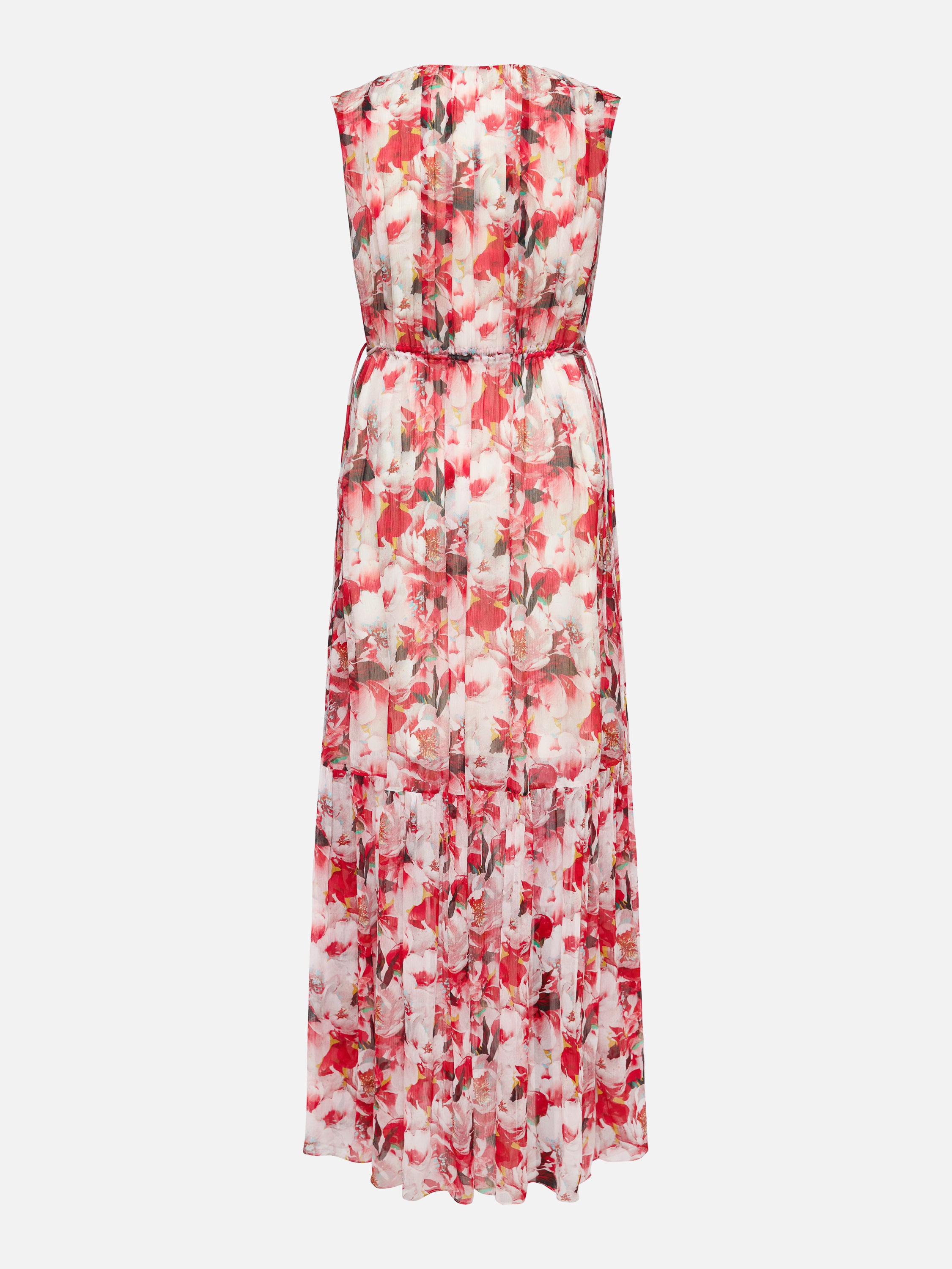 YAYING Red Printed Midi Dress