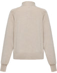 YAYING Peony Embroidered Cashmere Sweater Coat