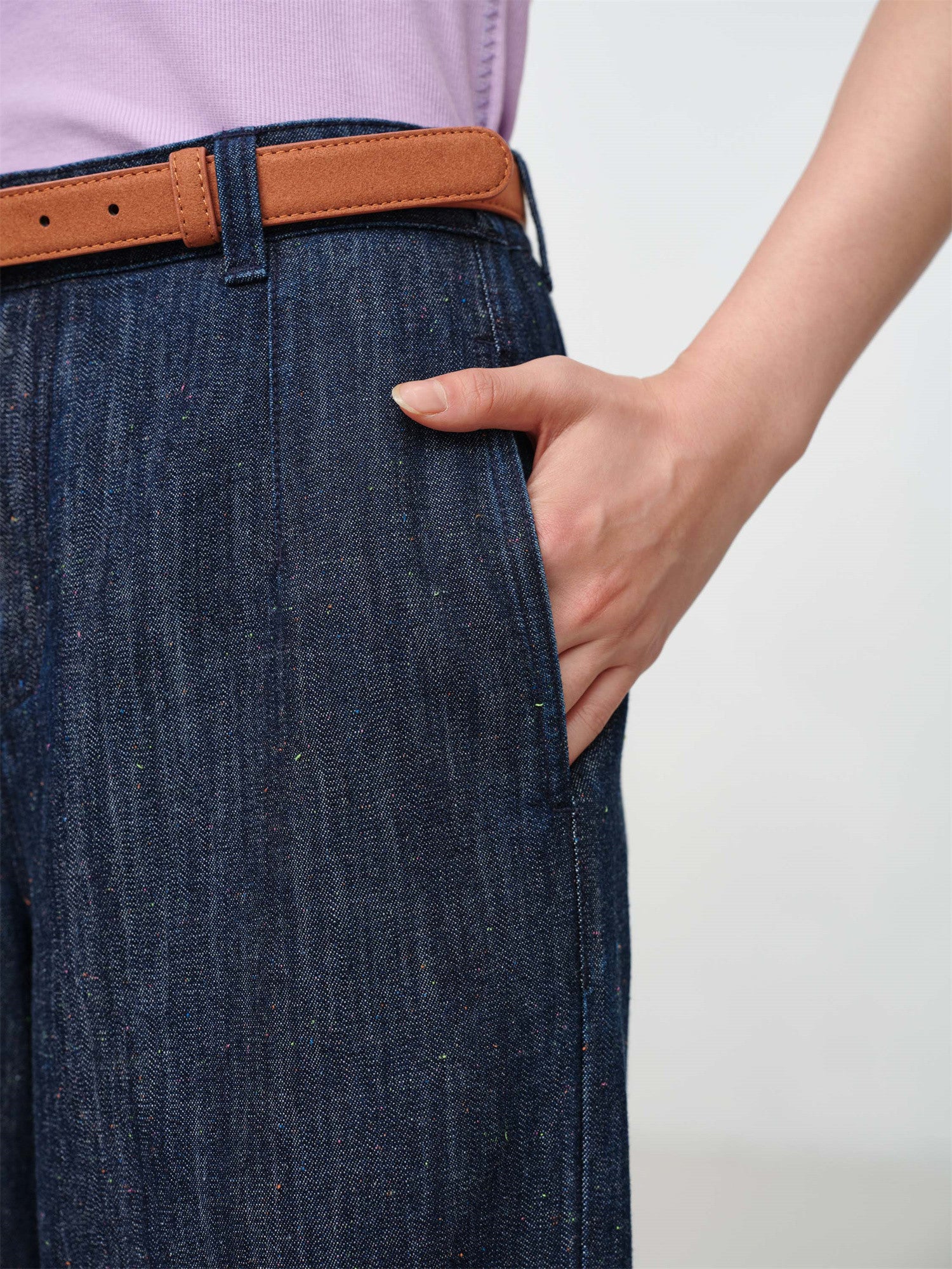 EP YAYING Loose Slimming Denim Jeans EGKADJ605AZ