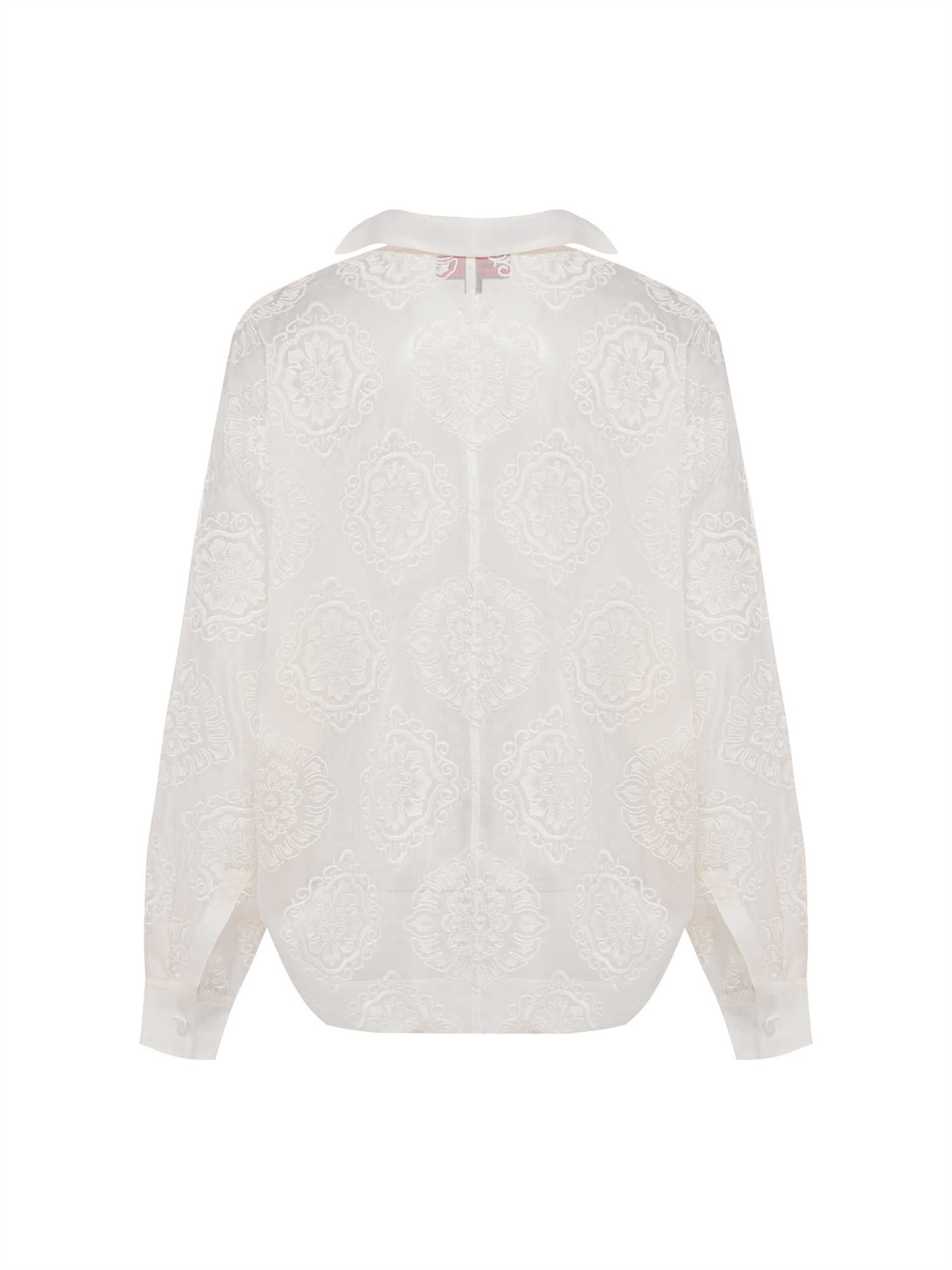 EP YAYING Silk Embroidered Shirt