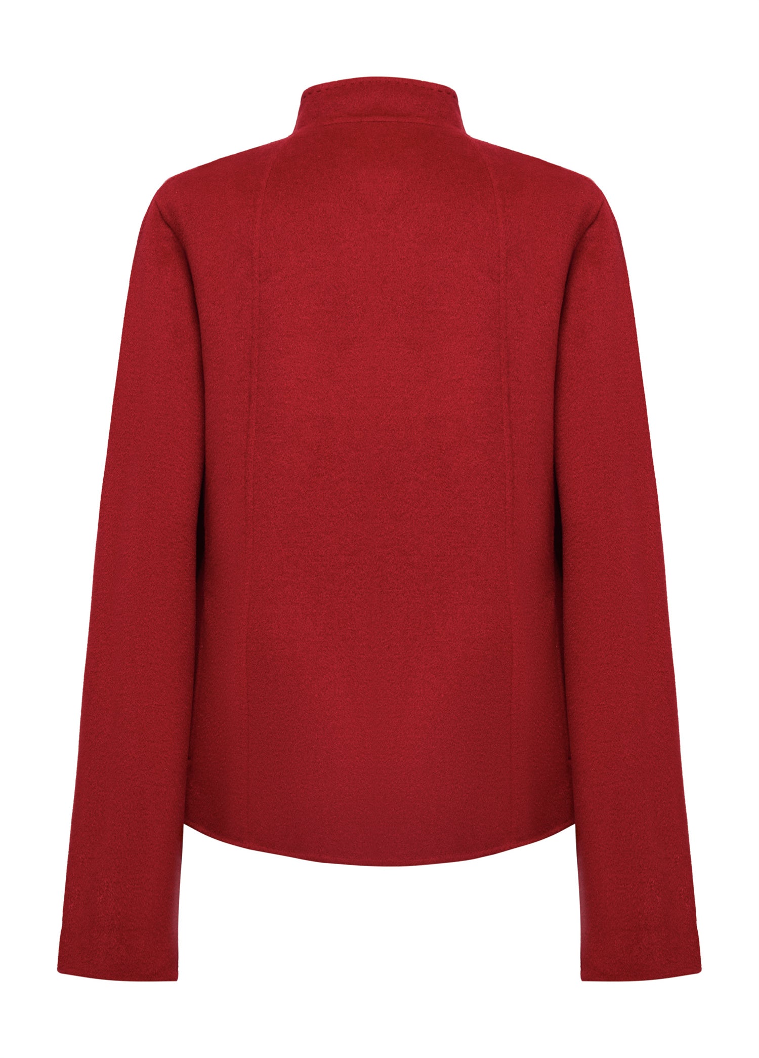 YAYING Stand Collar Frog Button Short Coat