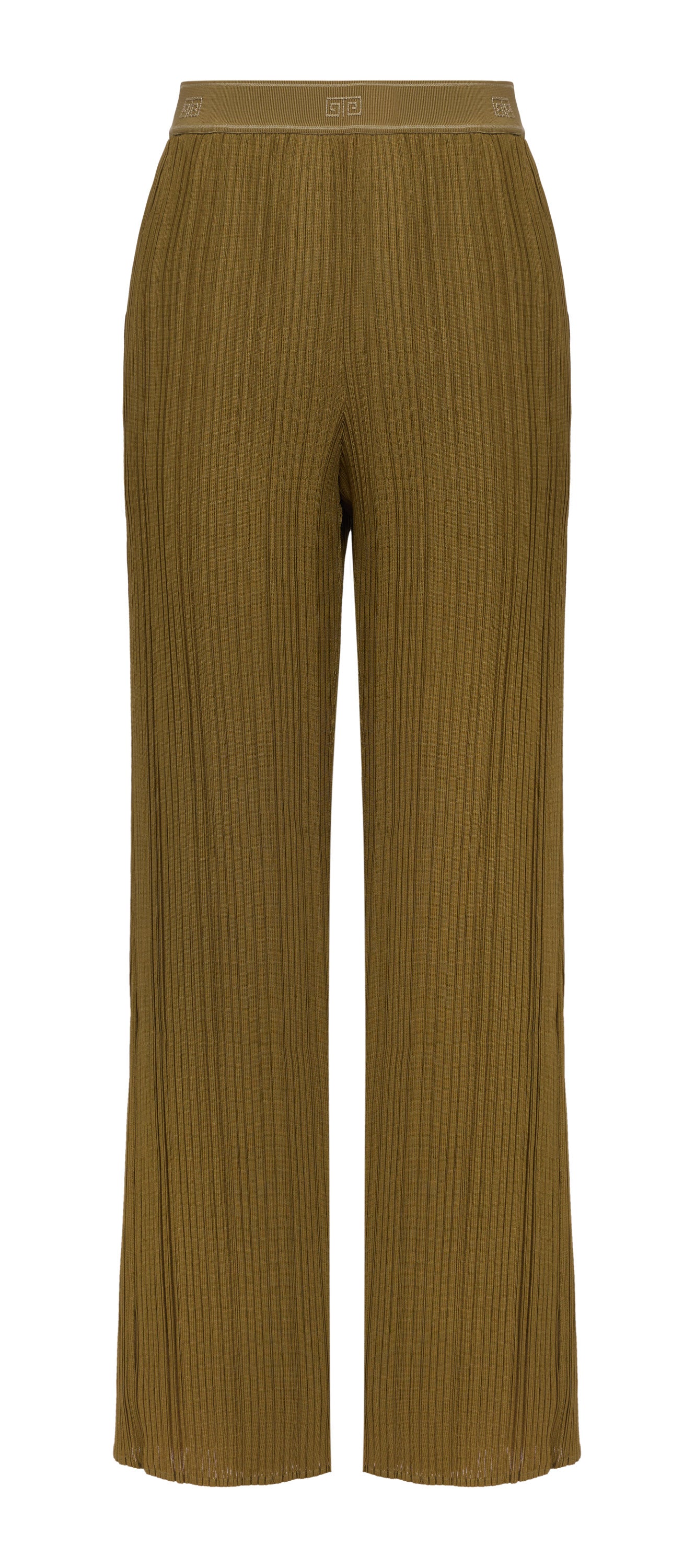 EP YAYING Brown Pleated Trousers