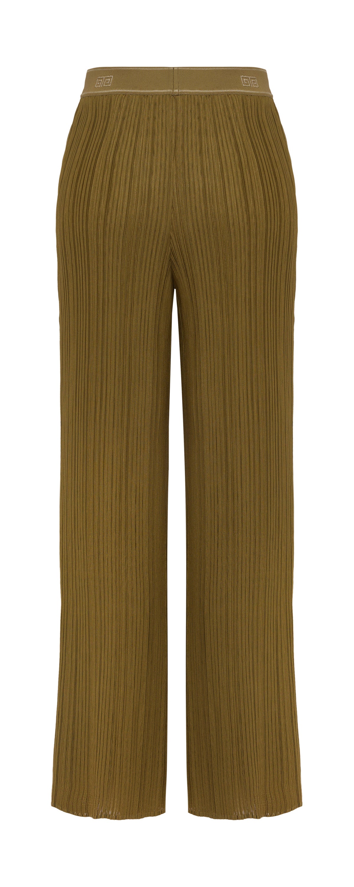 EP YAYING Brown Pleated Trousers
