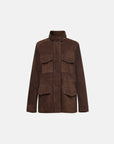 YAYING Full-Length Suede Coat EPLAFP106A
