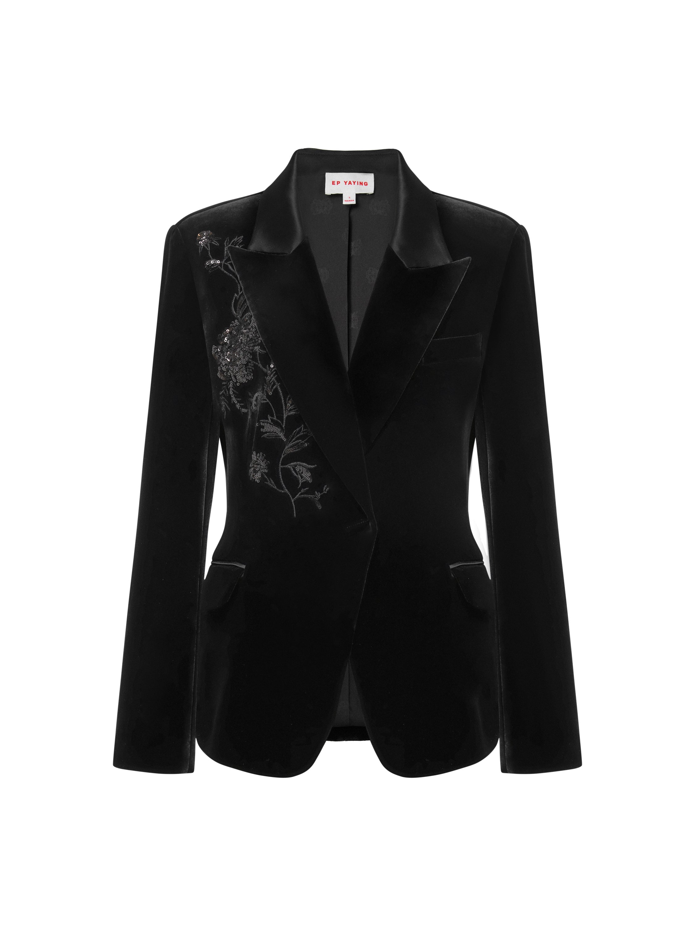 EP YAYING Black Structured Jacket