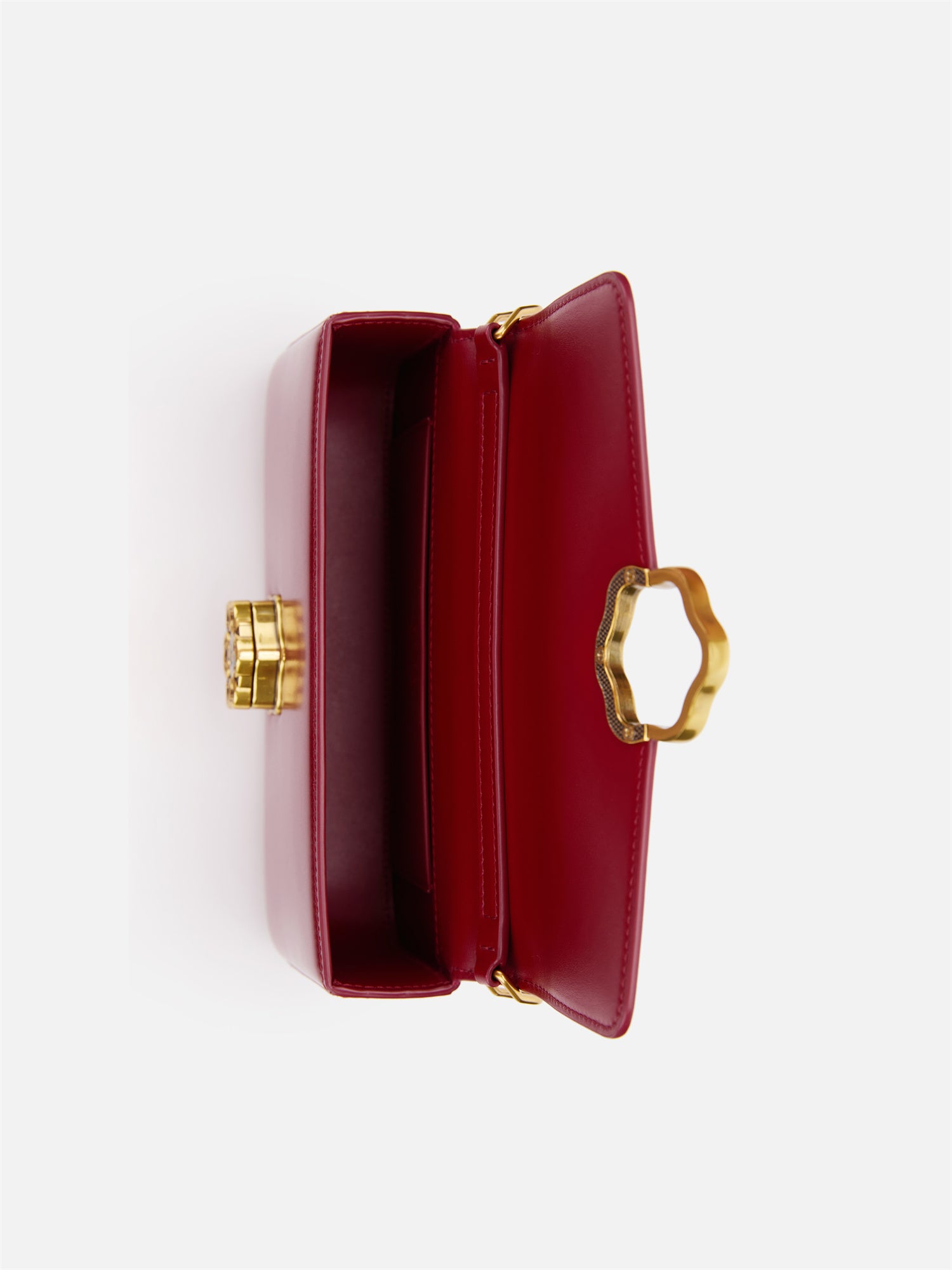 Hetian Jade Rotating Peony Button Bag