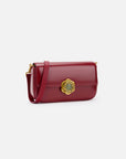Hetian Jade Rotating Peony Button Bag