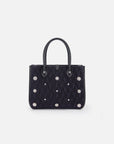 EP YAYING Pleated Acetate Tote Bag with Detachable Pouch