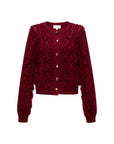 EP YAYING Red Knit Sweater