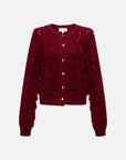 EP YAYING Red Knit Sweater