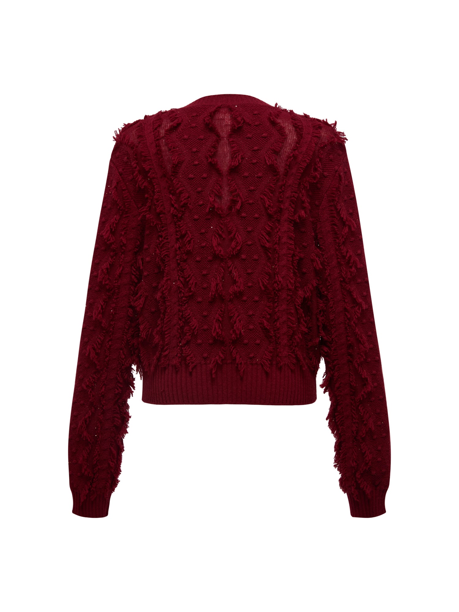 EP YAYING Red Knit Sweater
