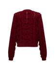 EP YAYING Red Knit Sweater