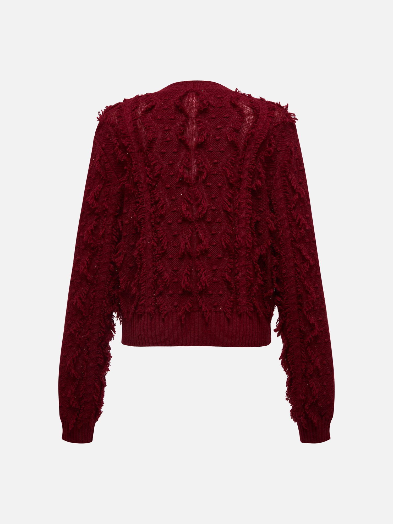 EP YAYING Red Knit Sweater