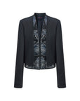 EP YAYING Black Structured Jacket