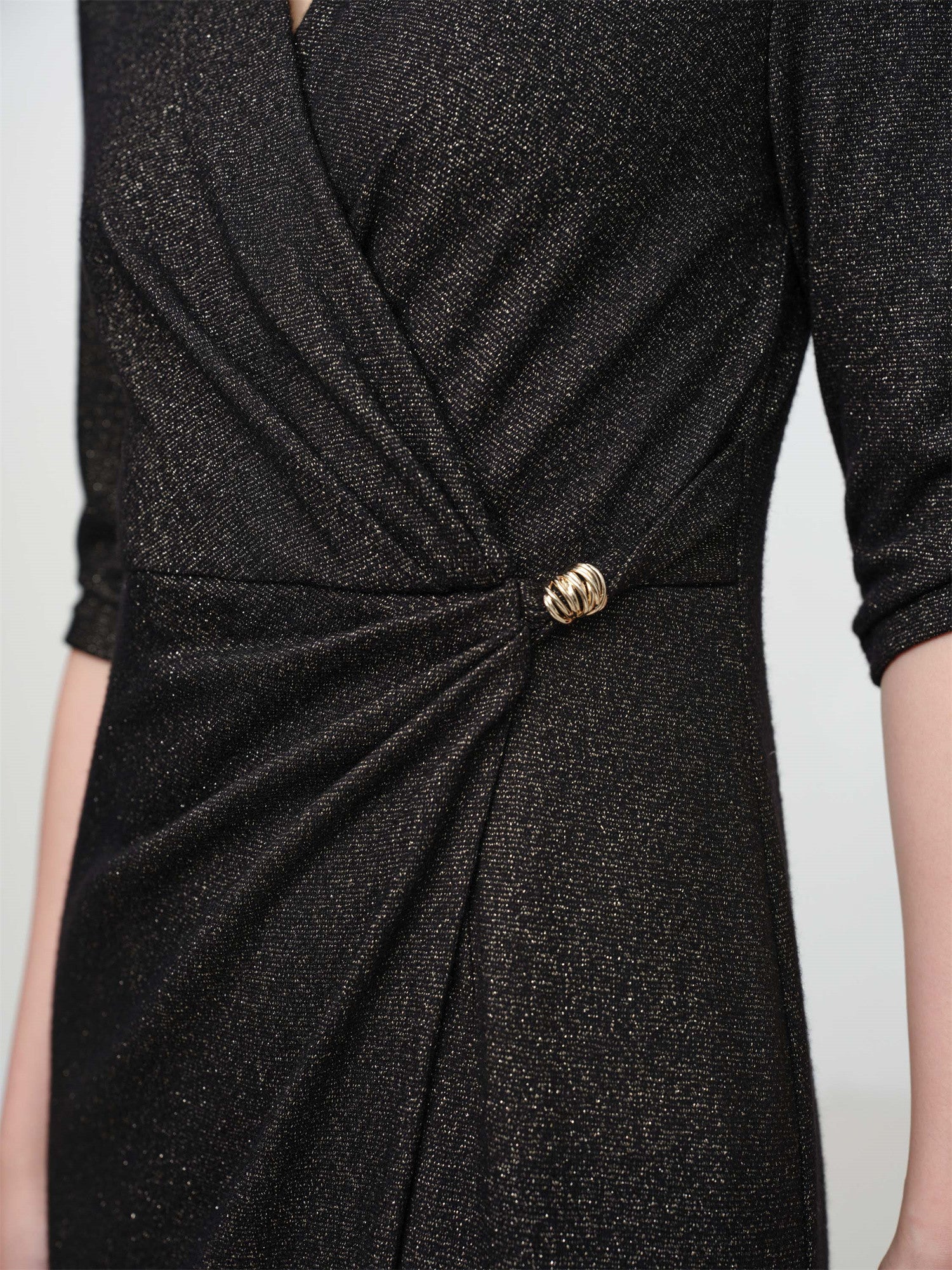 EP YAYING Wool Jacquard Dress EGKAW4621AH