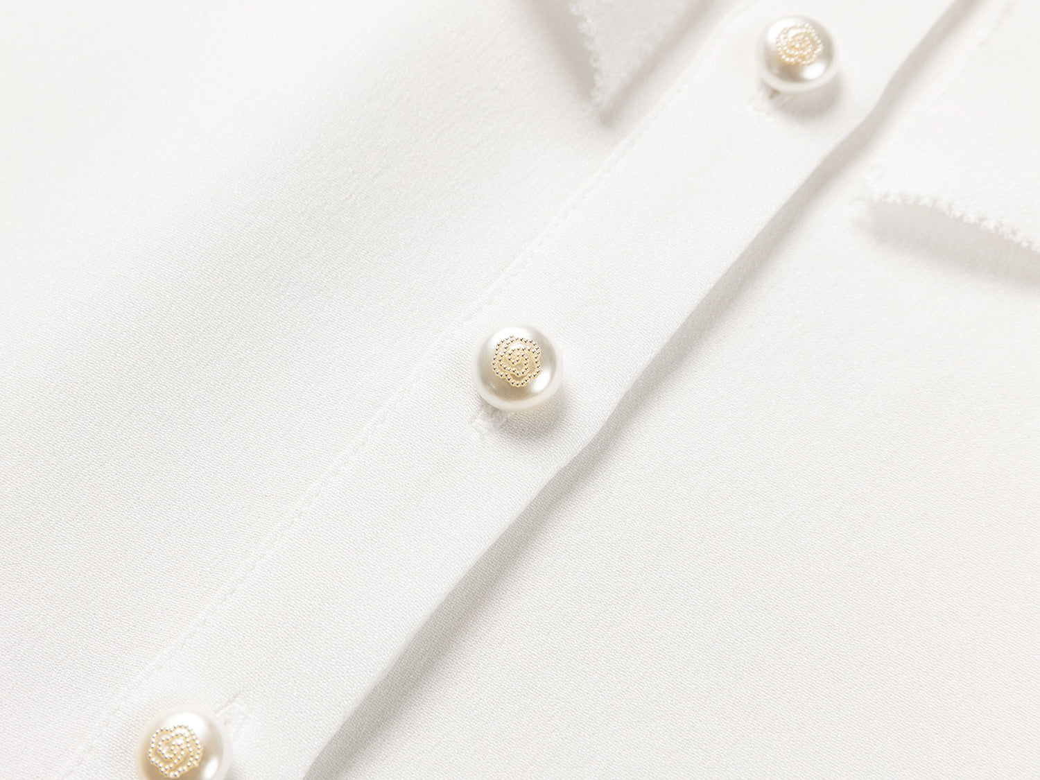 YAYING Silk White Shirt