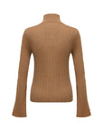 EP YAYING Brown Knit Sweater