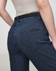 EP YAYING Silver Thread Knit Flared Pants EGKADJ630AZ