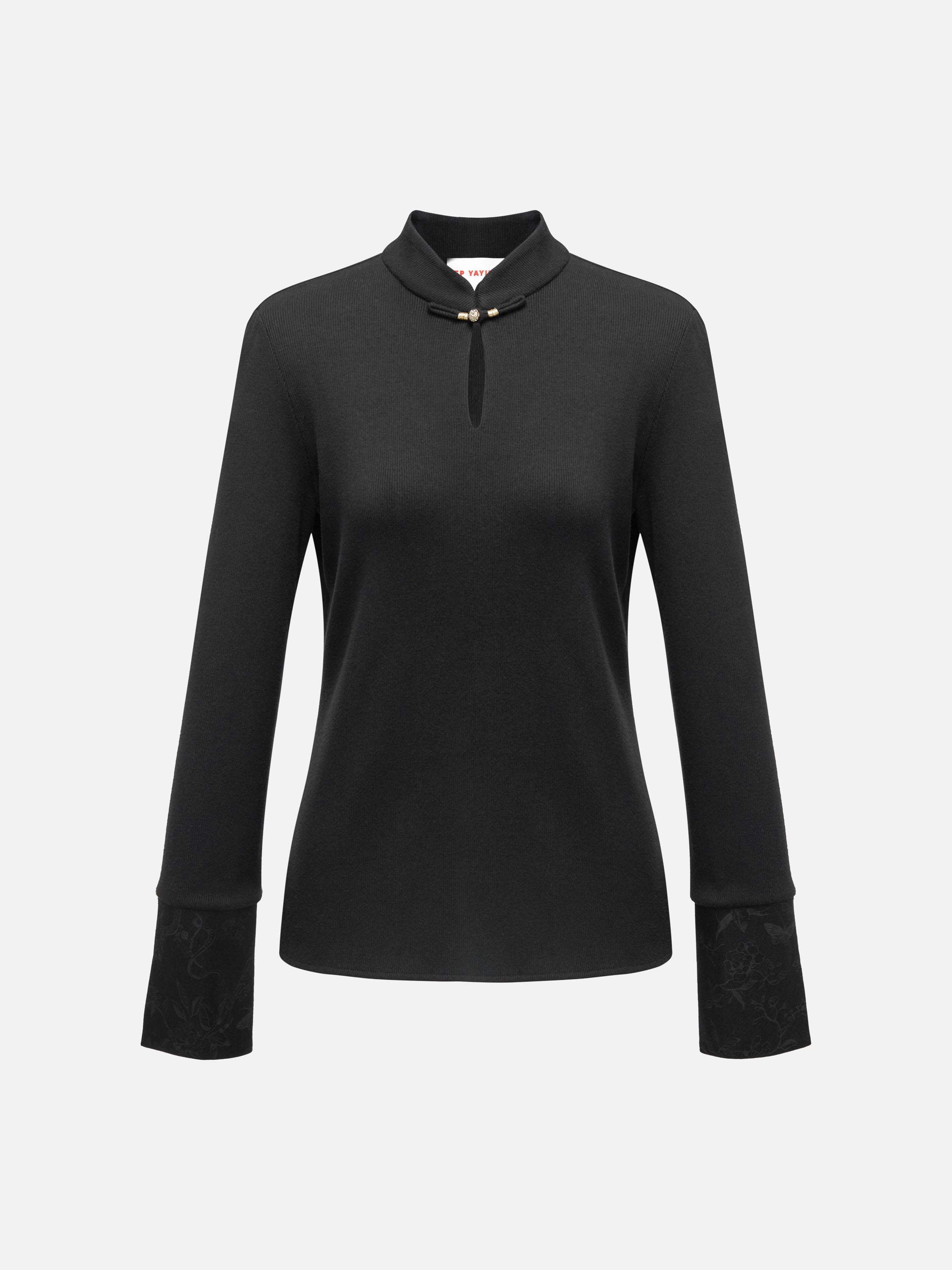 EP YAYING Black Structured Jacket