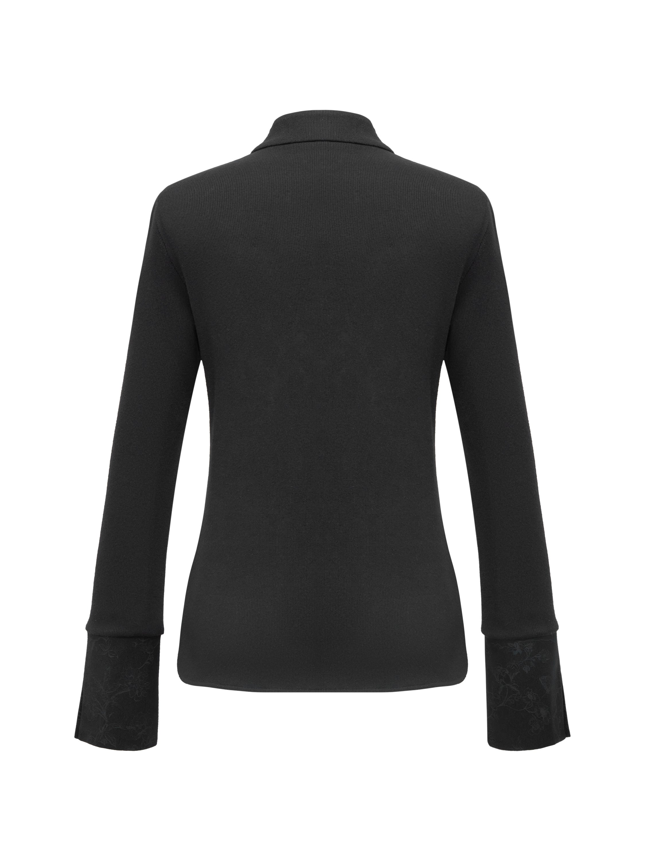 EP YAYING Black Structured Jacket